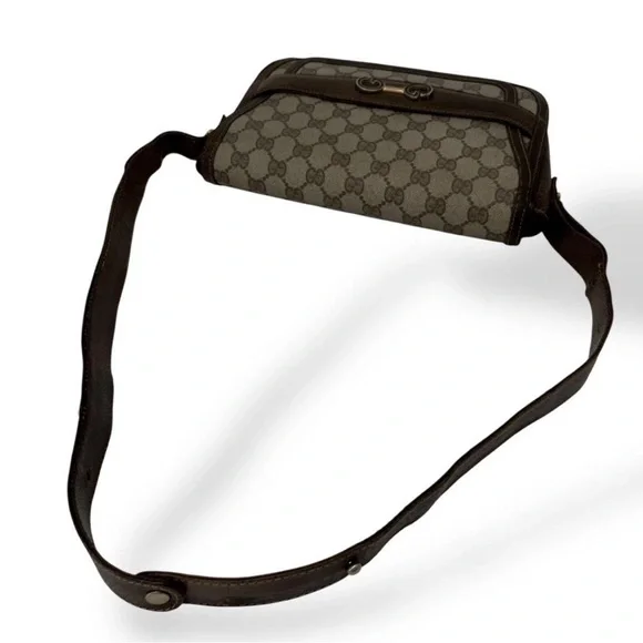 Gucci Beige and Dark Brown Crossbody Bag - Picture 5 of 16